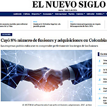 Cay 8% nmero de fusiones y adquisiciones en Colombia